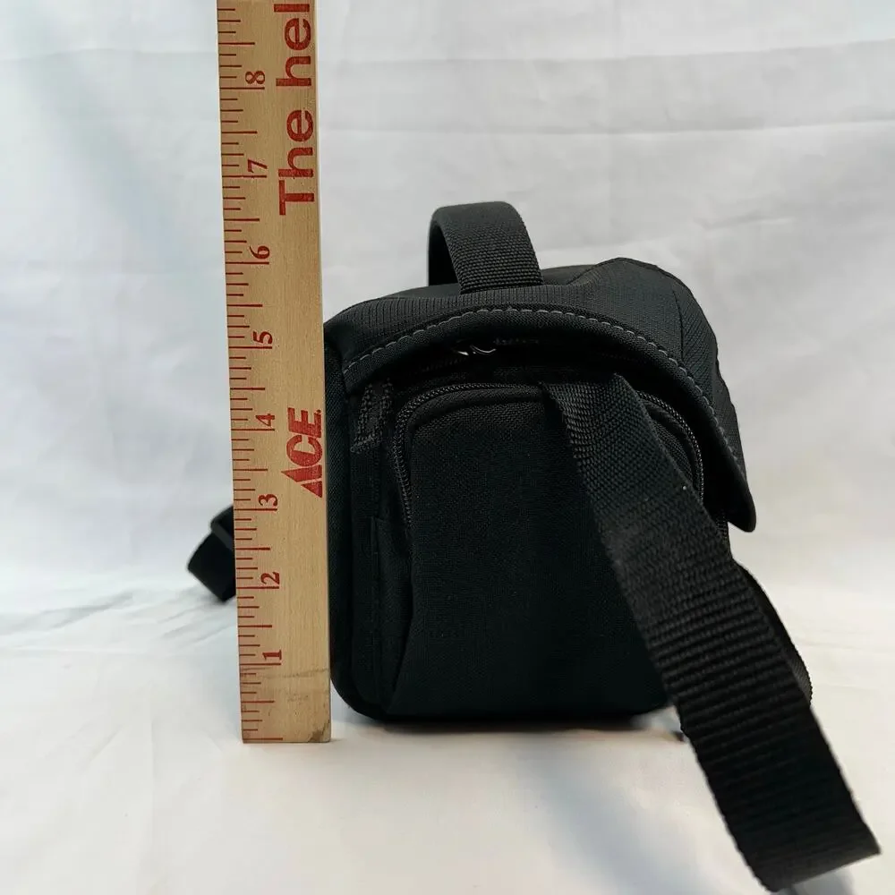 Sony Black DSLR Camera Bag Adjustable Dividers Padded Shoulder Case Medium